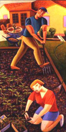 in the garden