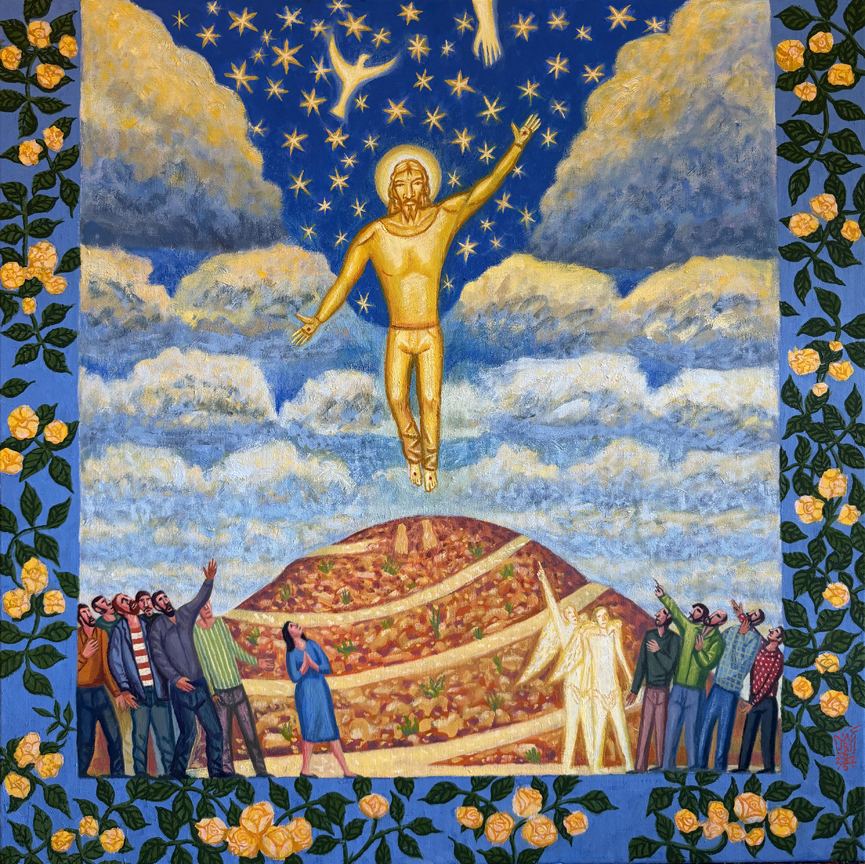 Glorious mystery #2 number two jesus ascends into heaven