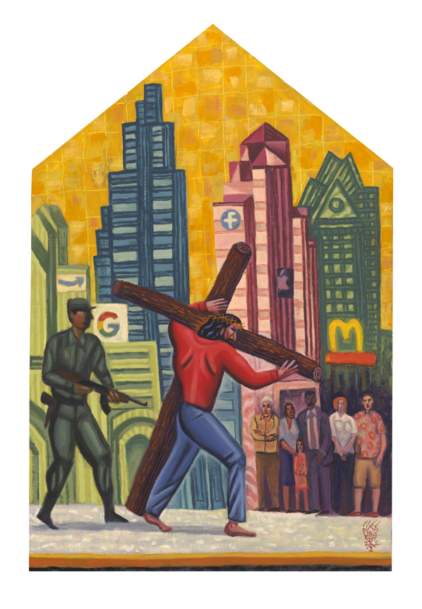 Jesus Carries His Cross