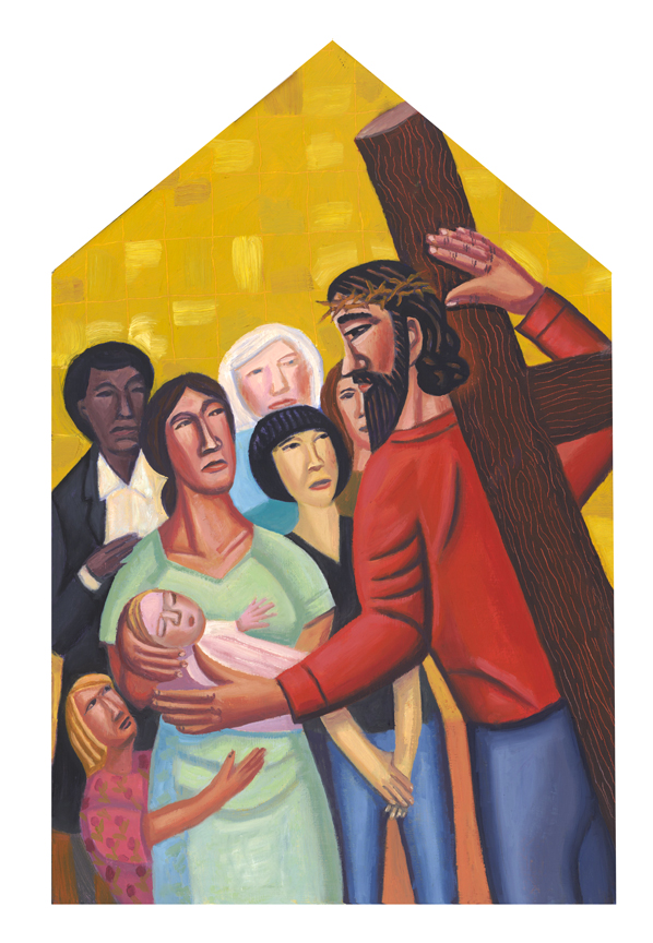 Jesus meets the womwn of Jerusalem